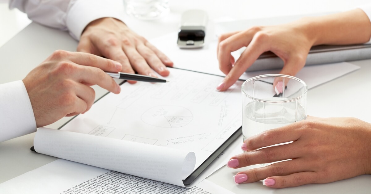 Medical Consultation with Glass of Water